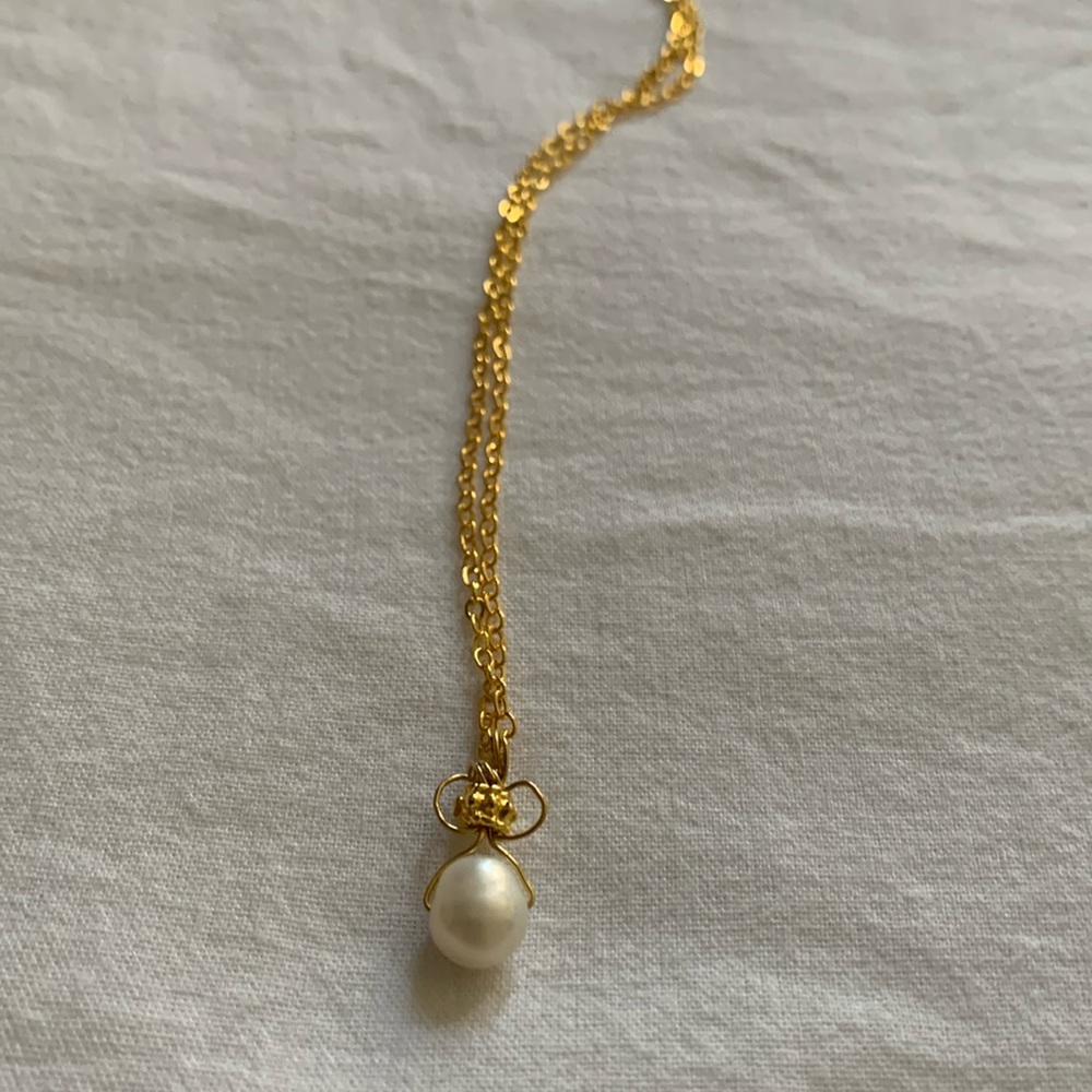 Handmade Natural Pearl Necklace